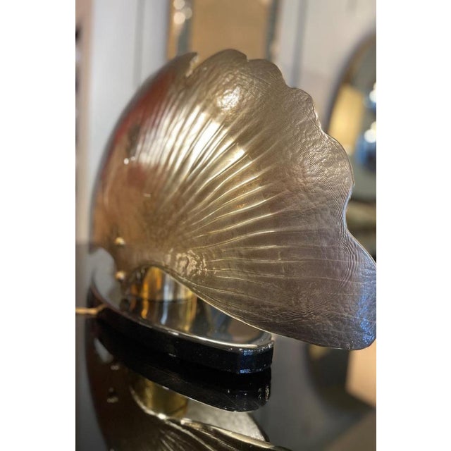 Vintage Mirrored Gold Table Lamp, 1980s For Sale - Image 14 of 18