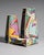 Three-piece “flash” porcelain set designed by dorothy hafner for rosenthal studio-line, comprising two vases in...