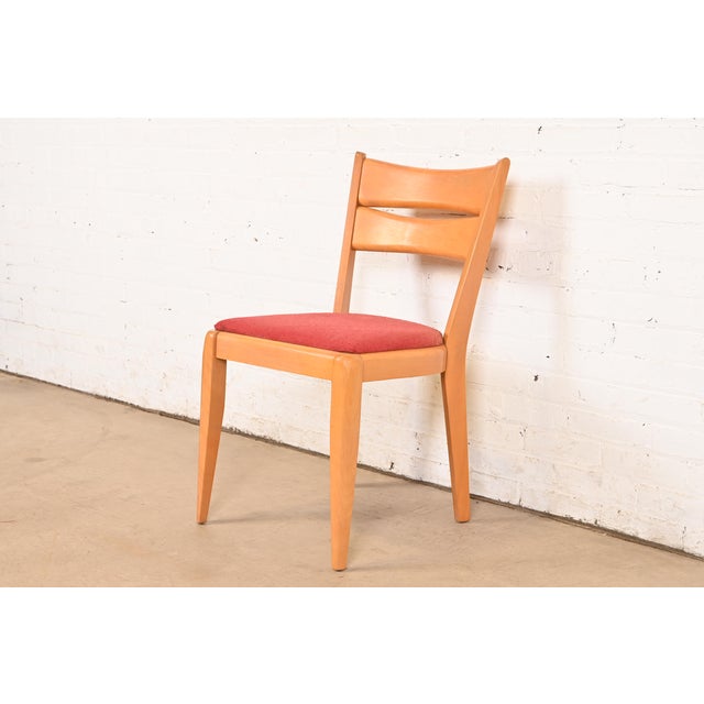 Heywood Wakefield Mid-Century Modern Solid Maple Side Chair, 1950s For Sale - Image 15 of 15
