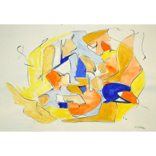 Geometrical Abstract Composition is an original contemporary artwork realized by the Italian artist Giorgio Lo Fermo...