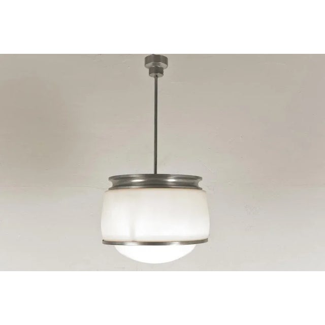 Metal Italian Kappa Pendant Light by Sergio Mazza for Artemide, 1960s For Sale - Image 7 of 10