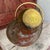 Vintage Brass Coal Scuttle Bucket With Handle - Rustic Patina Finish - 18" For Sale - Image 4 of 14