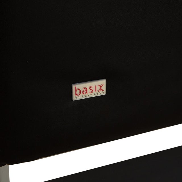 BMP 622 3-Seater Sofa in Black Leather from Rolf Benz For Sale - Image 11 of 15