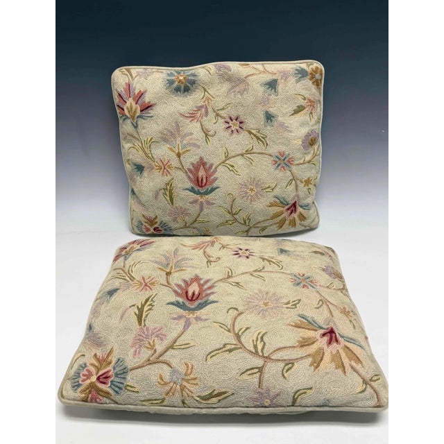 1950s Aubusson Needlepoint Pillows For Sale - Image 5 of 8