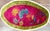 Handmade Antique Art Deco Chinese Rugs, 2'6" x 4'2" , c-1920's, in purple red color background with floral traditional...