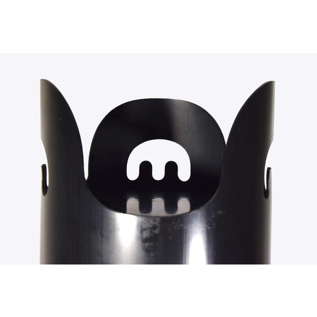 Black Vintage Coat Rack in Black Plastic by Enzo Mari for Danese Milano, 1968 For Sale - Image 8 of 9