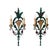 Exceptional Hollywood Regency Wall Sconces attributed to S. Salvadori, Italy, 1960s, Set of 2 For Sale - Image 18 of 18