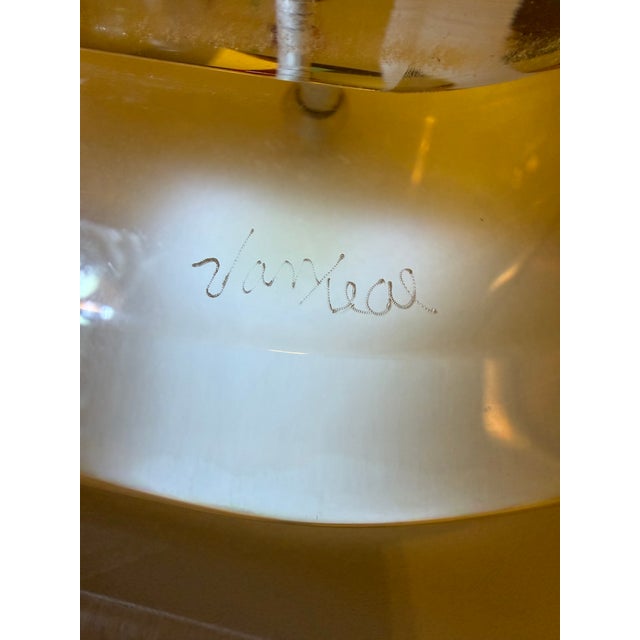 Van Teal Postmodern Etched Lucite Table Lamp, Usa, C. 1980s For Sale - Image 10 of 12