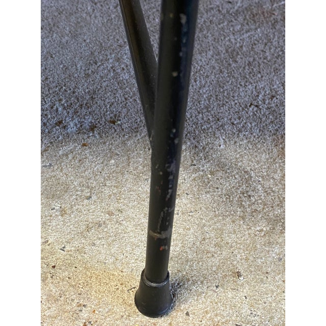 Paul McCobb Planner Group Iron and Reed SideTable For Sale - Image 9 of 12