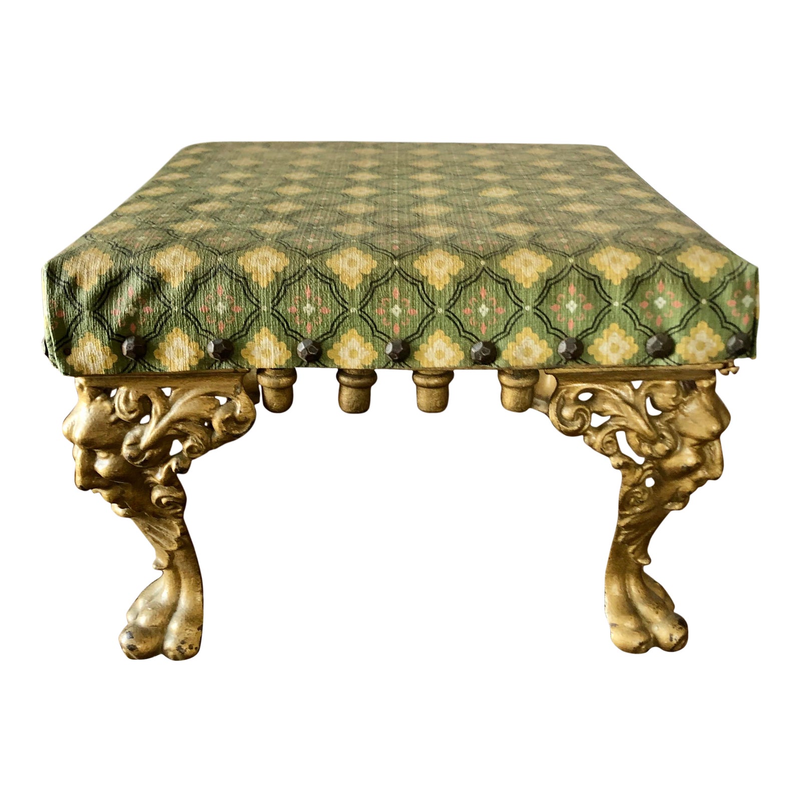 Antique Cast Iron Clawfoot Footstool Chairish