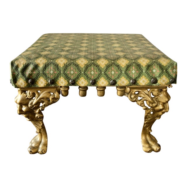 Antique Cast Iron Clawfoot Footstool Chairish