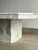 Italian Carrara & Bardiglio Marble Inlay Coffee Table, 1970s For Sale - Image 12 of 15