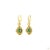 Early 21st Century 0.32 Carat Rose Cut Diamond Emerald Ruby Gold Earrings, Pair For Sale - Image 5 of 9
