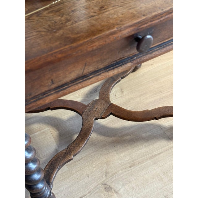 Brown Late 17th c. French Oak Table For Sale - Image 8 of 12