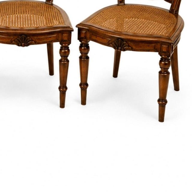 Romantic Chairs in Wood, Set of 4 For Sale - Image 5 of 6