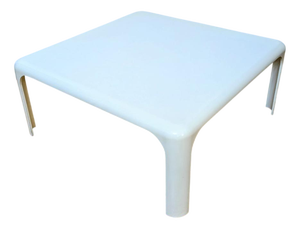 White Demetrio 70 Coffee Table by Vico Magistretti for Artemide, Italy, 1970s