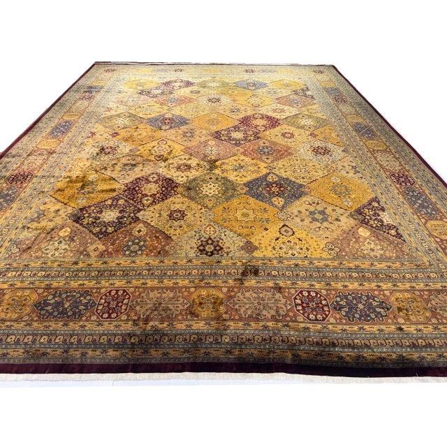 2010s Pasargad DC Genuine Fine Tabriz Design Lamb's Wool Rug For Sale - Image 5 of 11