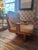 Wood Pair of Tripod Lounge Chairs Attributed to Guillerme Et Chambron for Votre Maison, 1960 For Sale - Image 7 of 10