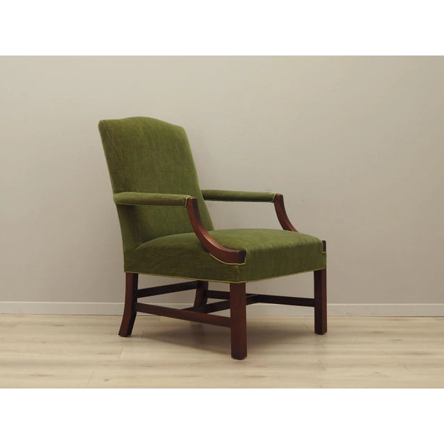 Vintage Danish Mahogany Lounge Chair, 1970s For Sale - Image 9 of 18