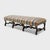 Modern 18th Century French Upholstered Os De Mouton Bench For Sale - Image 3 of 7