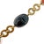 Metal Antique Egyptian Revival Glass Scarab Bracelet, 1920s For Sale - Image 7 of 11