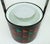 Metal Georges Briard Memphis Style Postmodern Black Geometric Print Ice Bucket, 1980's For Sale - Image 7 of 13