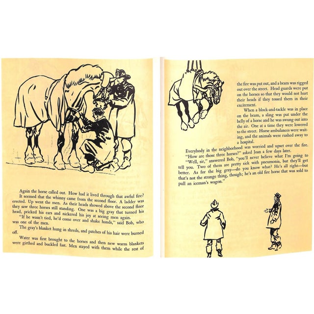 White "Fire! The Mascot" Book 1939 Brown, Paul For Sale - Image 8 of 12