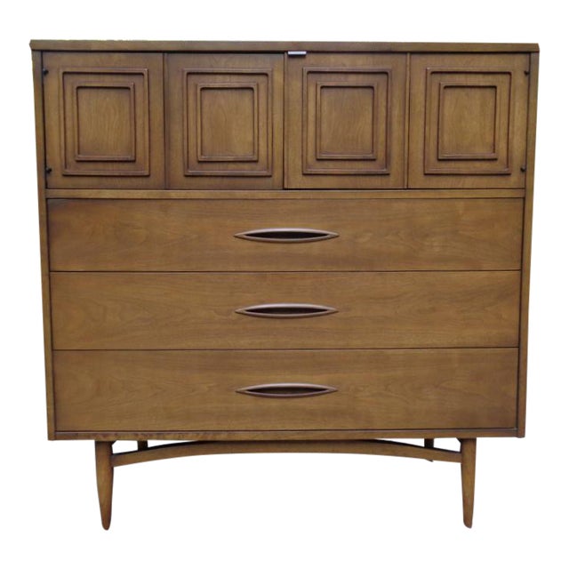 Vintage Broyhill Sculptra Gentleman's Chest of Drawers Dresser Chairish