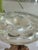 1970s Scandinavian Art Glass Flower Frog Vase Attributed to Orrefors Sweden For Sale - Image 10 of 12