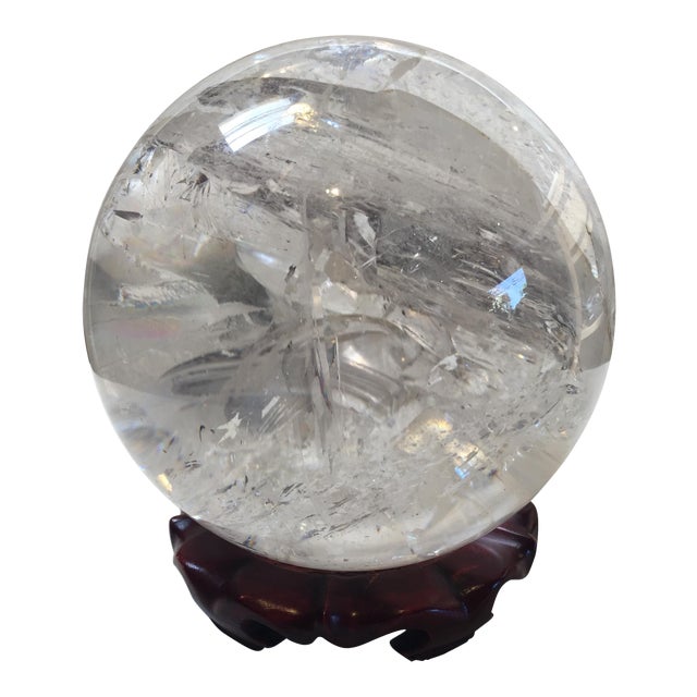 Extra Large Quartz Crystal Ball Chairish
