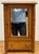 Antique French faux bamboo detail hanging cabinet circa 1880. It is most likely made of fir wood with a natural finish....