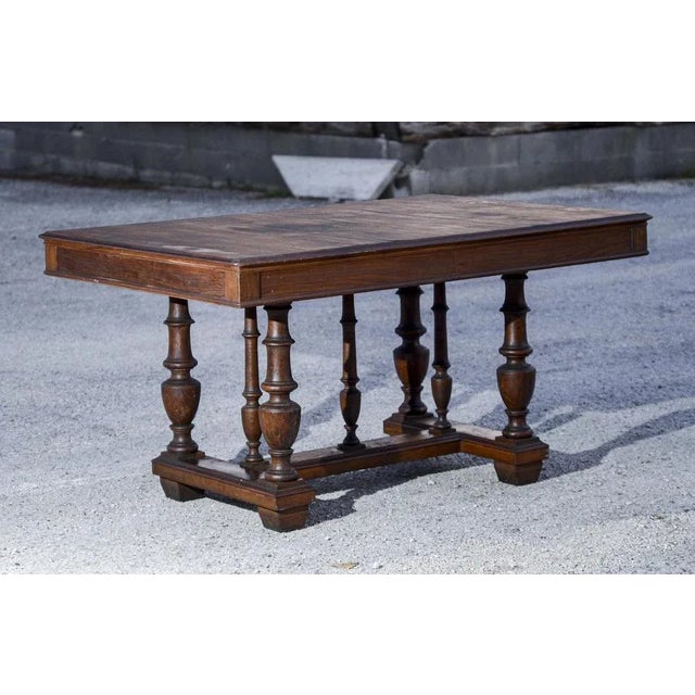 Extendable Liberty Table in Walnut For Sale - Image 3 of 9