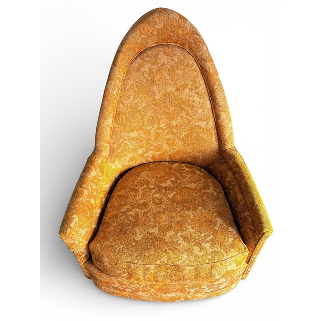 Mid-Century Modern Pair of Selig Mid Century Modern Swivel Lounge Chairs, 1960s For Sale - Image 3 of 15