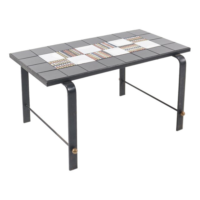 Ceramic Coffee Table, 1950 For Sale