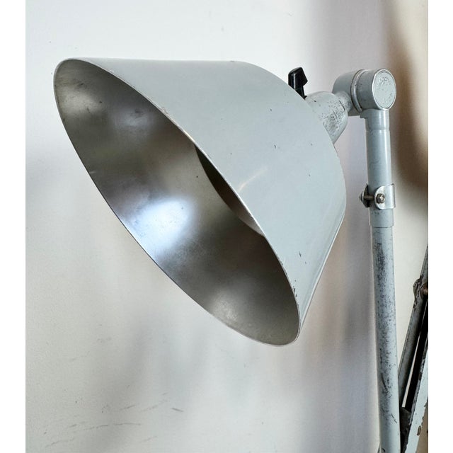 Metal Industrial Scissor Wall Lamp by Curt Fischer for Midgard, 1930s For Sale - Image 7 of 18