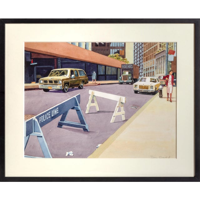 Don David Police Line, New York City circa 1980 For Sale