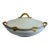 Antique Haviland & Co. Limoges Covered Vegetable Tureen, Gold Handles, France For Sale