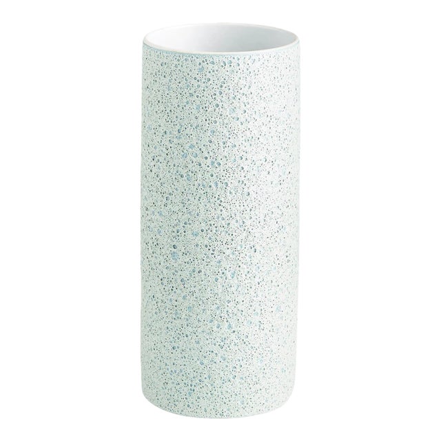 Contemporary Cyan Design Fiji Open Mouth Vase For Sale