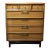 1960s American of Martinsville Mid-Century Highboy Dresser With Chinoiserie Style For Sale