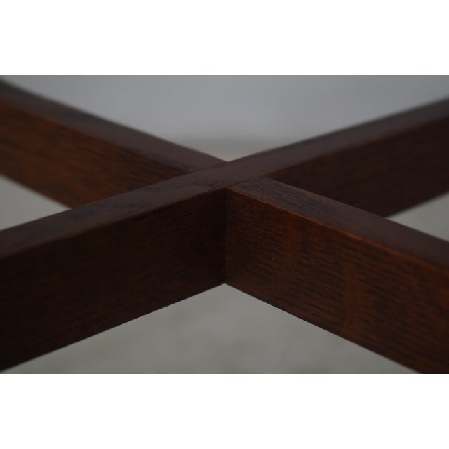 Stickley Harvey Ellis Inlaid Oak Tea Table For Sale - Image 9 of 14
