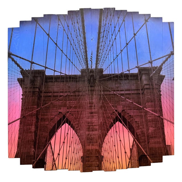 Hugo Garcia-Urrutia, I Am Back in the NYC Groove, Mixed Media Photograph on Wood, 2023 For Sale