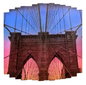 Hugo Garcia-Urrutia, I Am Back in the NYC Groove, Mixed Media Photograph on Wood, 2023
