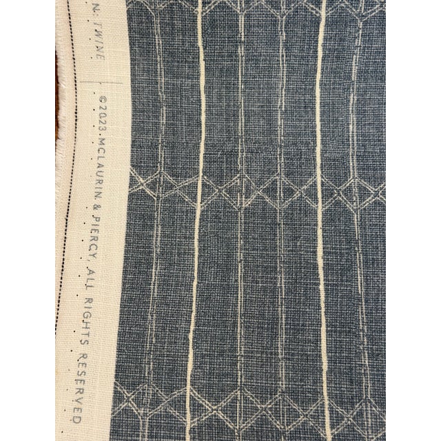 Twine Belgium Linen Fabric by McLaurin & Piercy 2 3/8 Yards For Sale - Image 4 of 6