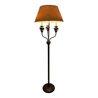 1990s Robert Abbey Beaux Arts Floor Lamp (9825rst) For Sale