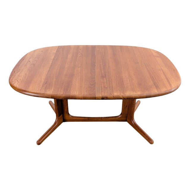 Vintage Danish Teak Dining Table by Juul Kristensen for Glostrup, 1960s For Sale
