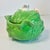 1970s Vintage Hollywood Regency Americana Folk Art Cabbage Tureen With Bunnies For Sale - Image 13 of 18