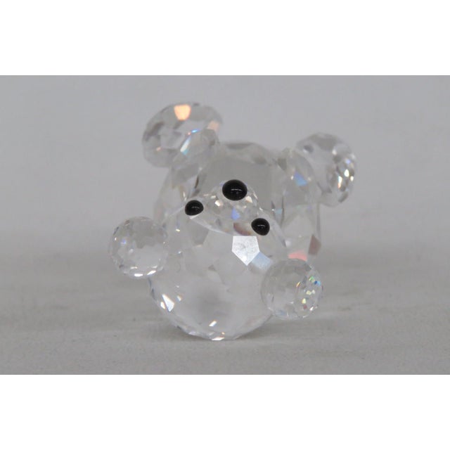 Late 20th Century Swarovski Crystal Woodland Friends Teddy Bear 7637 Retired Mini Figurine 5076b For Sale - Image 5 of 12