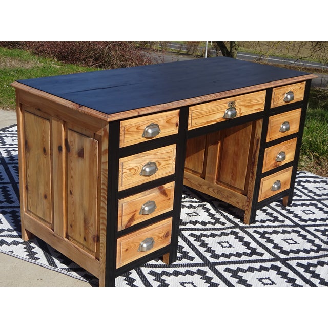 Vintage Desk in Pine, 1940s For Sale - Image 17 of 18