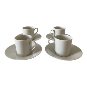 Set of 4 Bavarian Seltmann Weiden Espresso Cups and Saucer