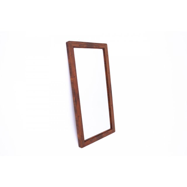 Rectangular Art Deco mirror from the 1940s, Poland. Dimensions: height 160 cm / width 80 cm